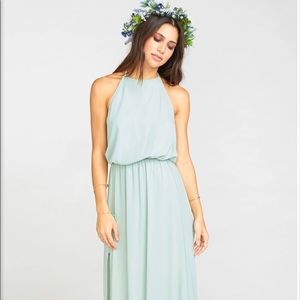 Show Me MuMu Halter Dress